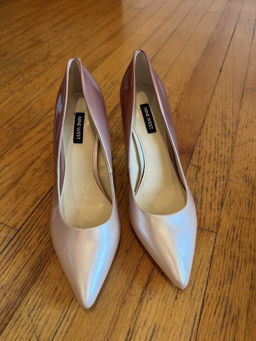 Nine West Shoes Women Size 9 Pink Ombre Pointed Toe Stiletto
